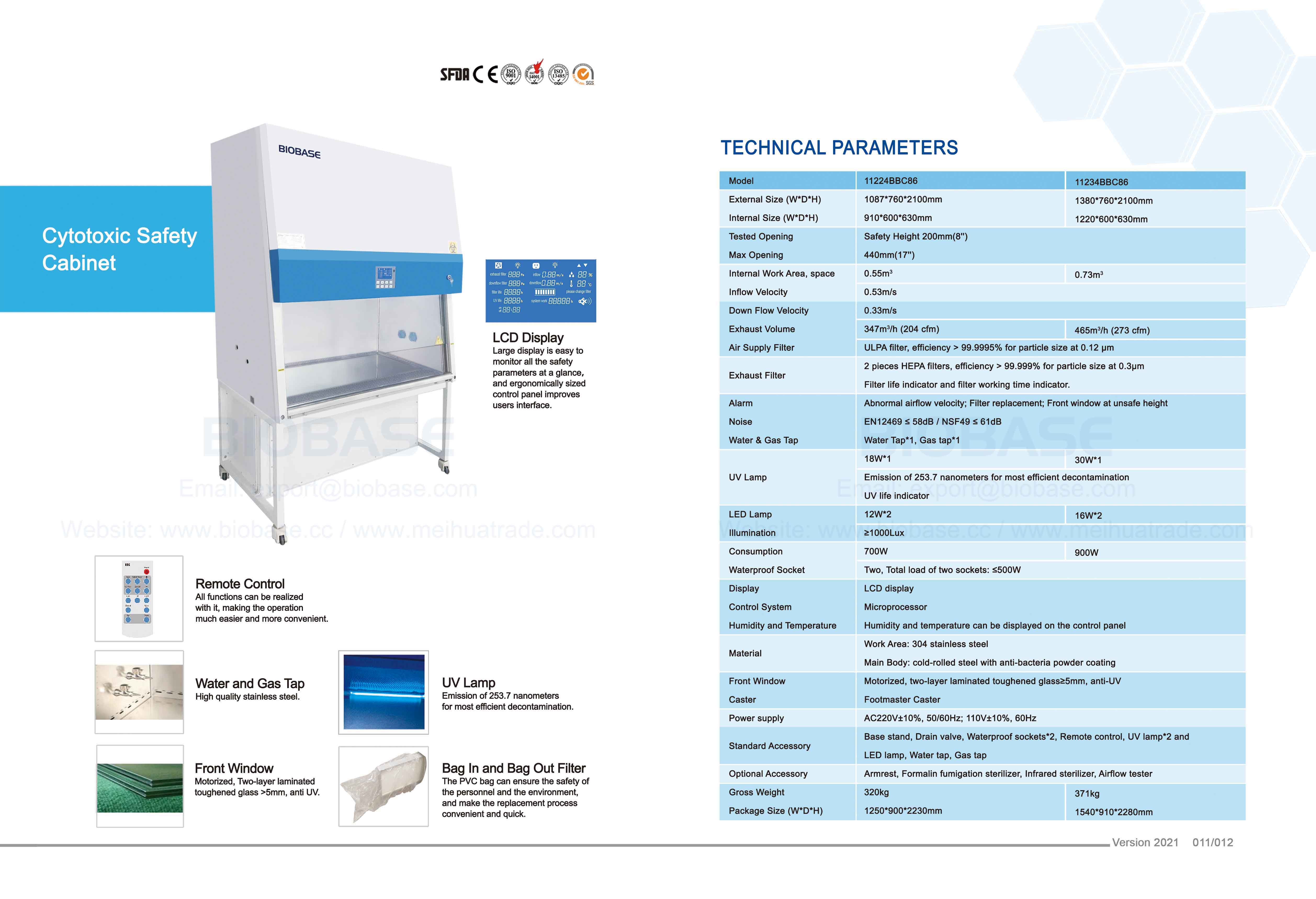 Cytotoxic Safety Cabinet - BIOBASE