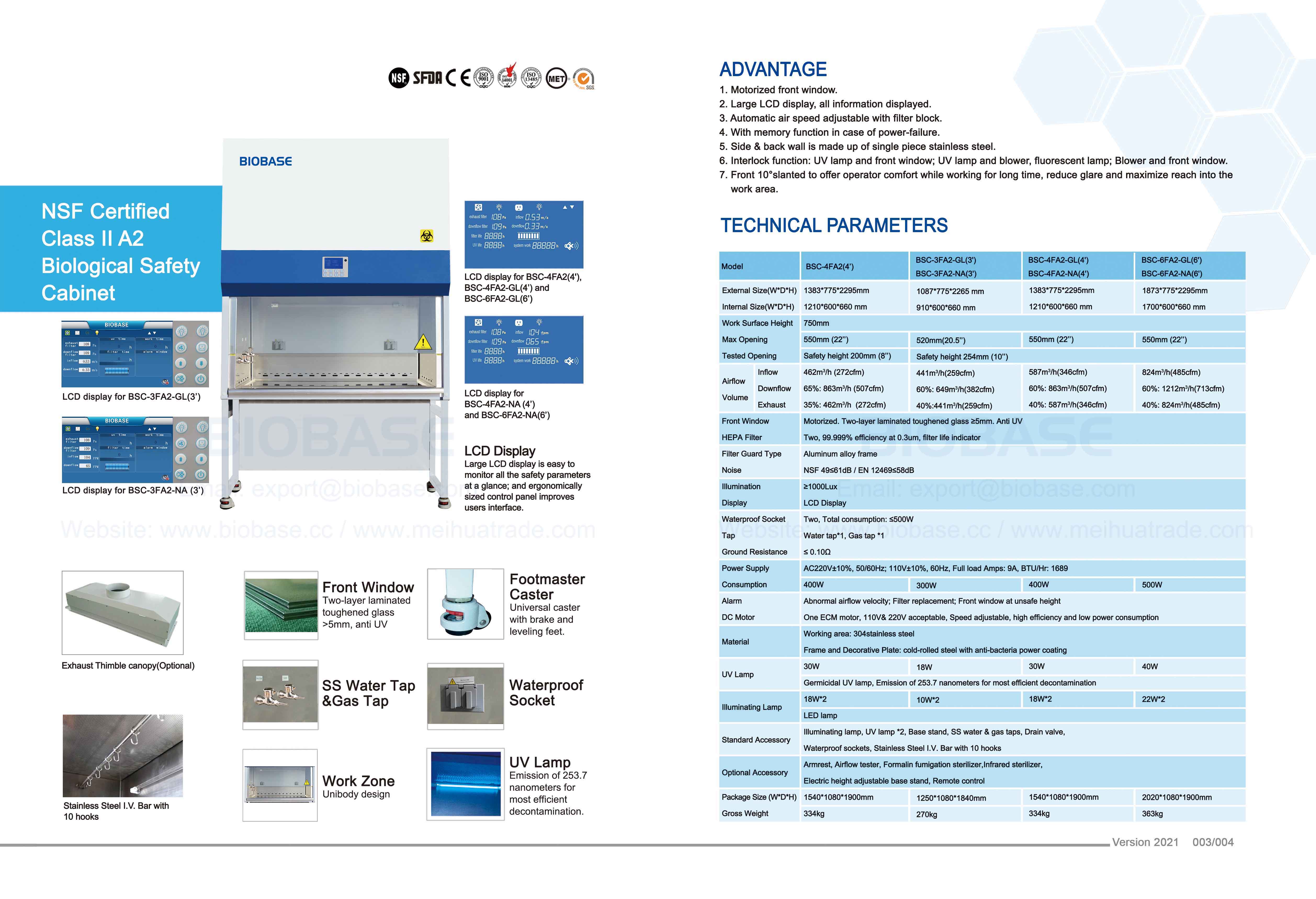 Nsf Certified Class Ii Biological Safety Cabinet Buy Biobase
